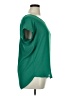 Pleione 100% Polyester Green Short Sleeve Blouse Size XL - photo 4
