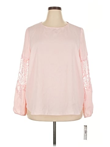 Tahari by ASL Long Sleeve Blouse (view 1)
