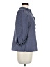 Max Studio Blue 3/4 Sleeve Blouse Size M - photo 4