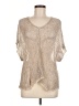 Eileen Fisher 100% Linen Metallic Silver Cardigan Size M (petite) - photo 1