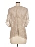 Eileen Fisher 100% Linen Metallic Silver Cardigan Size M (petite) - photo 2