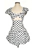Unbranded Polka Dots White Cocktail Dress Size XS (estimated) - photo 1