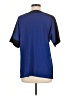 DKNY Color Block Blue Short Sleeve Blouse Size M - photo 2