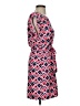 Gap 100% Polyester Argyle Pink Casual Dress Size XS - photo 4