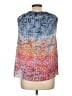 Ecru Blue Sleeveless Blouse Size L - photo 2