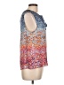 Ecru Blue Sleeveless Blouse Size L - photo 4