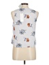 Lush 100% Polyester Blue Sleeveless Blouse Size M - photo 2
