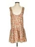 BCBGeneration 100% Polyester Floral Orange Casual Dress Size S - photo 1