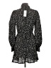 AX Paris 100% Polyester Polka Dots Black Casual Dress Size 6 - photo 2