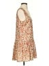 BCBGeneration 100% Polyester Floral Orange Casual Dress Size S - photo 4