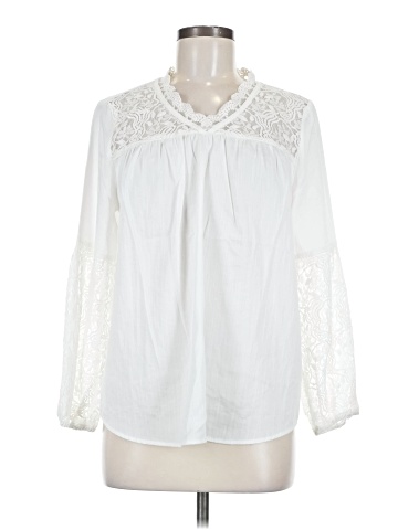 Allegra K Long Sleeve Blouse (view 1)