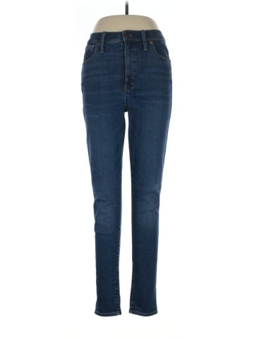 Madewell Tall 10" High-Rise Skinny Jeans in Wendover Wash: TENCEL&trade; Denim Edition (view 1)