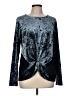 Pleione Teal Long Sleeve Top Size M - photo 1