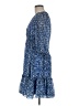 Taylor 100% Polyester Paisley Blue Casual Dress Size 6 - photo 5