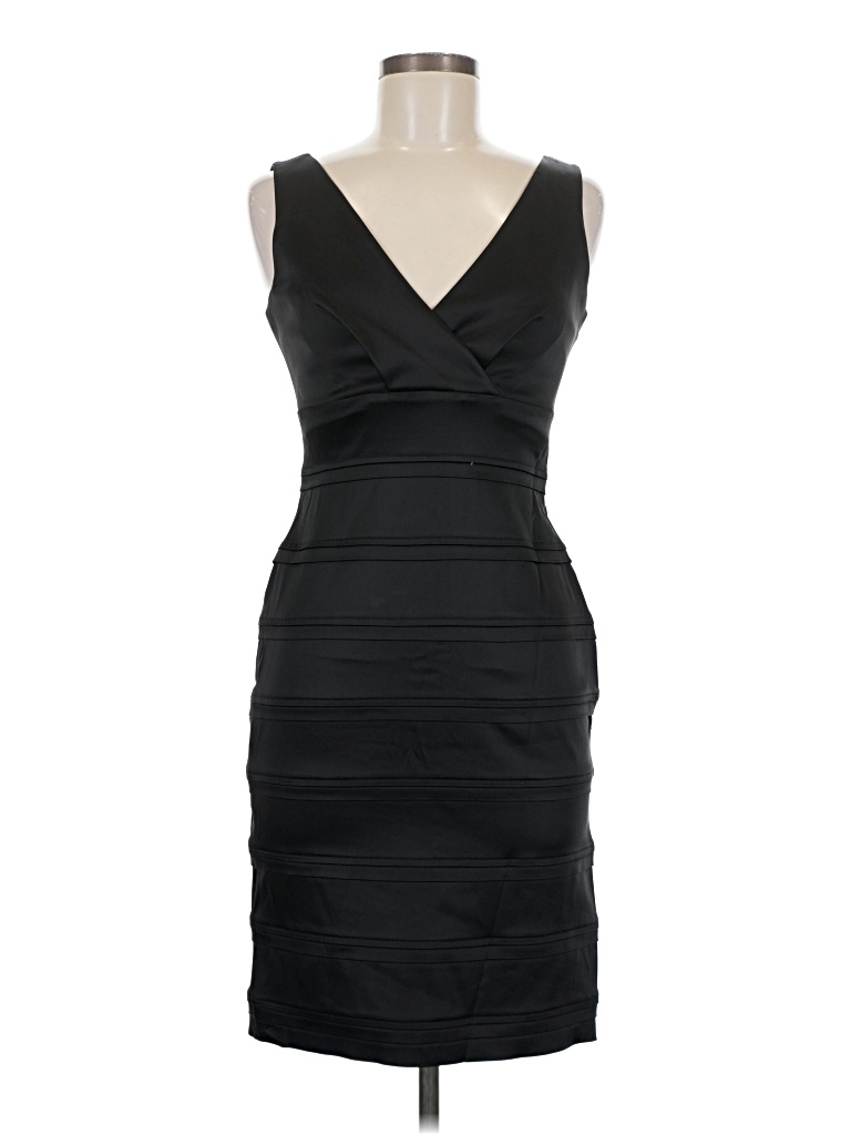 Pre-owned Calvin Klein Cocktail Dress In Black