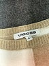 Vigoss Color Block Tan Turtleneck Sweater Size S - photo 7