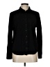 Modern Works Black Long Sleeve Button-Down Shirt Size L - photo 1