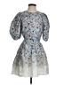 St. Roche Paisley Blue Cocktail Dress Size 4 - photo 1