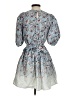 St. Roche Paisley Blue Cocktail Dress Size 4 - photo 2