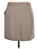 MNG Houndstooth Brown Casual Skirt Size M - photo 2
