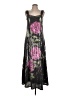 Aqua Graphic Black Cocktail Dress Size L - photo 1