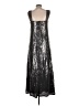 Aqua Graphic Black Cocktail Dress Size L - photo 2