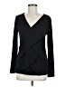 NY Collection Black Long Sleeve Top Size M - photo 1