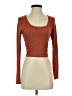 Shein 100% Polyester Brown Long Sleeve T-Shirt Size S - photo 1