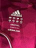 Adidas 100% Polyester Burgundy Track Jacket Size M - photo 6