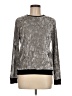 Max Jeans Metallic Silver Long Sleeve T-Shirt Size M - photo 1