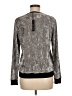 Max Jeans Metallic Silver Long Sleeve T-Shirt Size M - photo 2