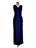 Chaps Blue Cocktail Dress Size 12 (petite) - photo 1