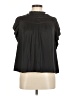 J by Joie 100% Polyester Black Short Sleeve Blouse Size M - photo 1