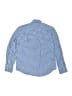 Crewcuts 100% Cotton Checkered-gingham Blue Long Sleeve Button-Down Shirt Size 12 - photo 2