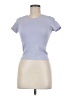Elodie Blue Short Sleeve Turtleneck Size Med - Lg - photo 1