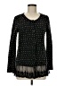 Altar'd State Polka Dots Black Pullover Sweater Size M - photo 1