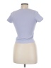 Elodie Blue Short Sleeve Turtleneck Size Med - Lg - photo 2