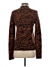 Ann Taylor Animal Print Brown Turtleneck Sweater Size S - photo 2