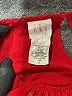 CRB 100% Polyester Stars Burgundy Dress Size 7 - photo 3