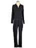 Equipment 100% Silk Solid Black Jumpsuit Size S - photo 1