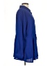 DKNY 100% Polyester Blue 3/4 Sleeve Blouse Size L - photo 4