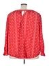 Unbranded 100% Polyester Red Long Sleeve Blouse Size 4X - photo 2