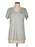 Under Armour 100% Polyester Silver Active T-Shirt Size L - photo 1