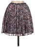 BCBGeneration 100% Polyester Floral Blue Casual Skirt Size XS - photo 2