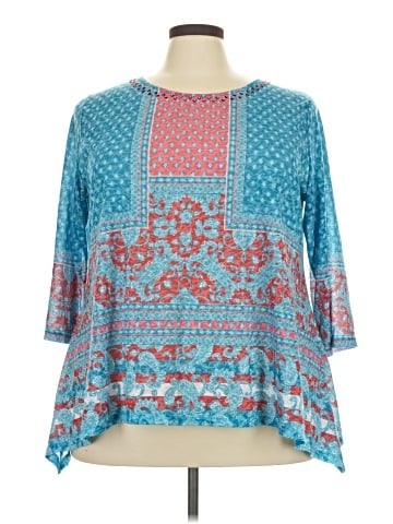 Ruby Rd. 3/4 Sleeve Blouse (view 1)
