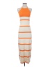 Lulus Stripes Orange Casual Dress Size S - photo 1
