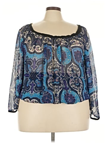 Pure Energy 3/4 Sleeve Blouse (view 1)