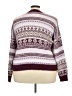 Sonoma Goods for Life Print Burgundy Pullover Sweater Size 2X - photo 2