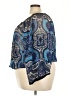Pure Energy 100% Polyester Blue 3/4 Sleeve Blouse Size 4X - photo 5
