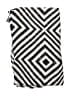 H&M 100% Polyester Stripes Black Scarf One size - photo 2